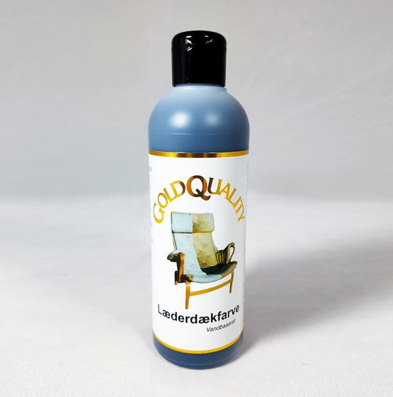 En fantastisk holdbar læder farve til lædermøbler og andet læder.
Meget slidte lædermøbler får et helt nyt look.